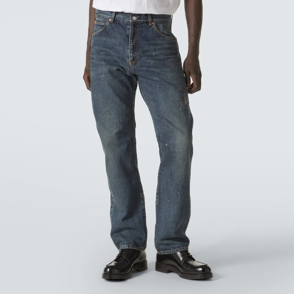 UNDERCOVER Embroidered Crosses Painter Jeans - UNISEX